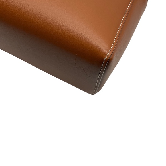 LORO PIANA TAN CALFSKIN LEATHER L27 EXTRA BAG - Picture 13 of 13